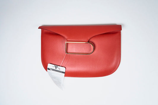 Delvaux Bordeaux Double Je Clutch